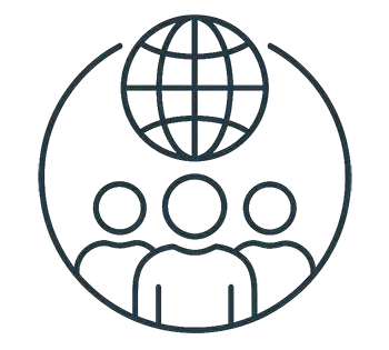Inclusive teamwork icon