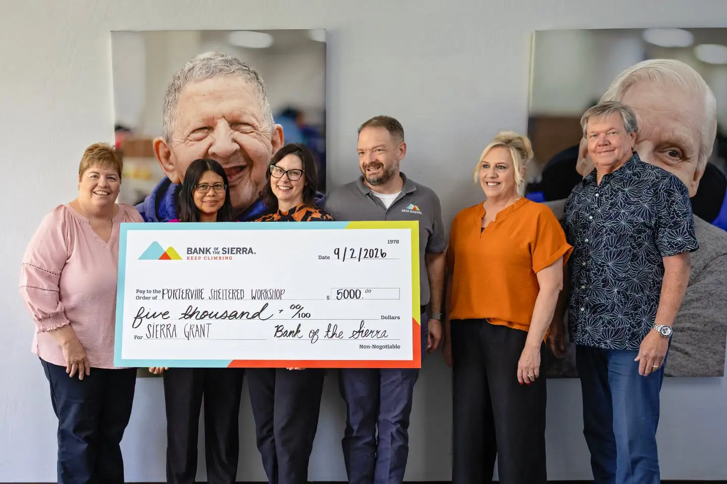 Thank you Bank of the Sierra