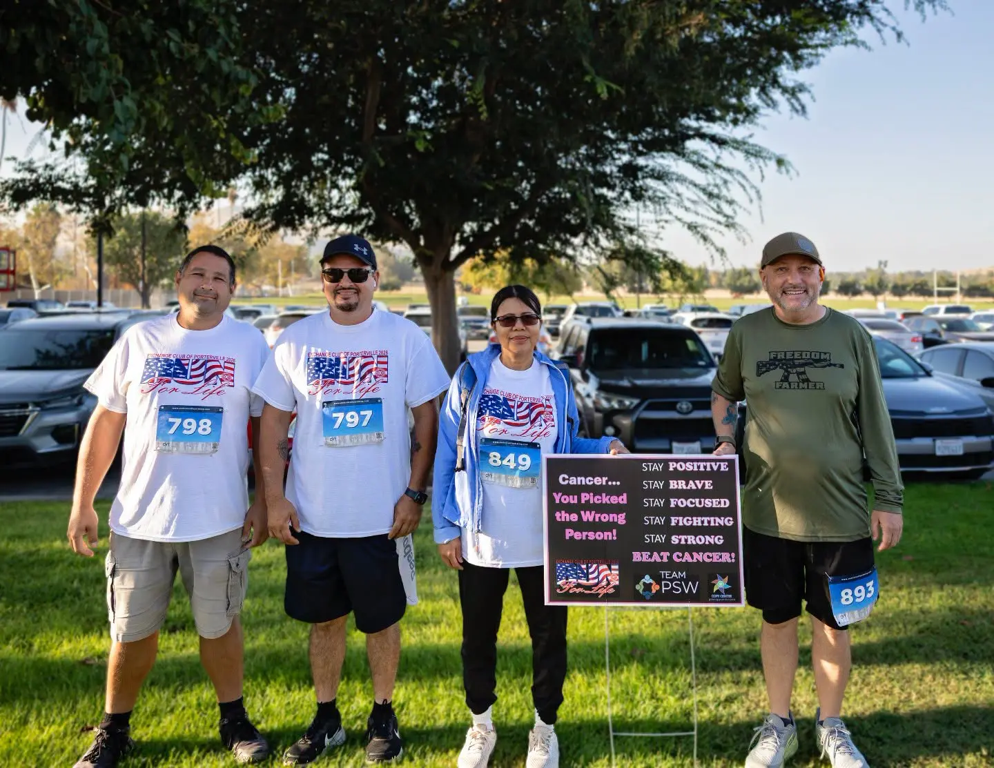 Team PSW at the Run for Life!